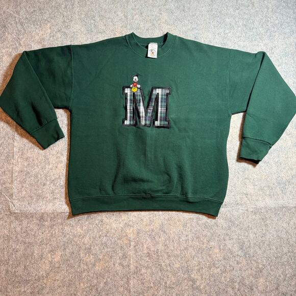 Disney Tops - Vintage Mickey & Company Sweatshirt Emerald Green Size Large